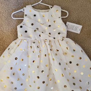 GOLD and CREAM POLKA DOTS!!